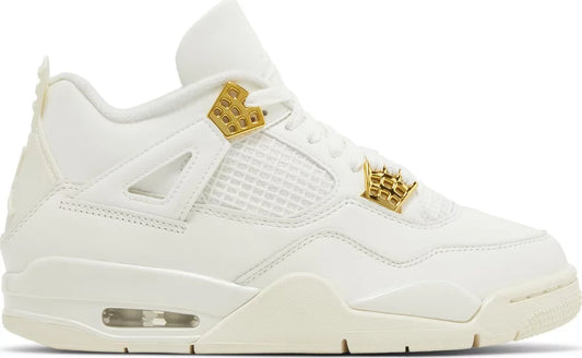 Wmns Air Jordan 4 Retro 'Metallic Gold'