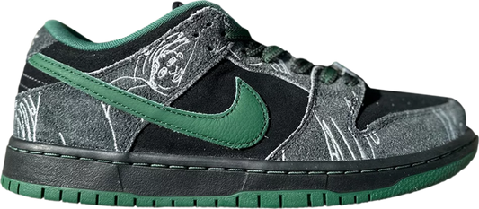 THERE Skateboards x Dunk Low SB 'Black Gorge Green'