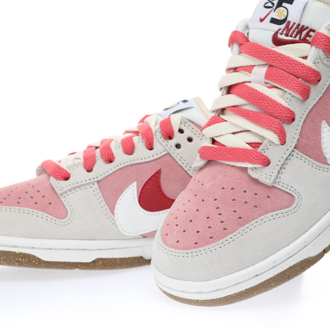 Nike SB Dunk Low SE "85 Double Swoosh/Grey/Pink/Rabbit" Custom